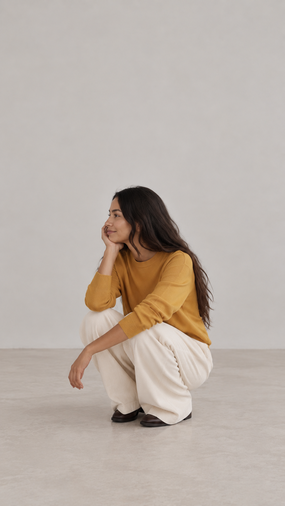 Sweater Anne Azafrán