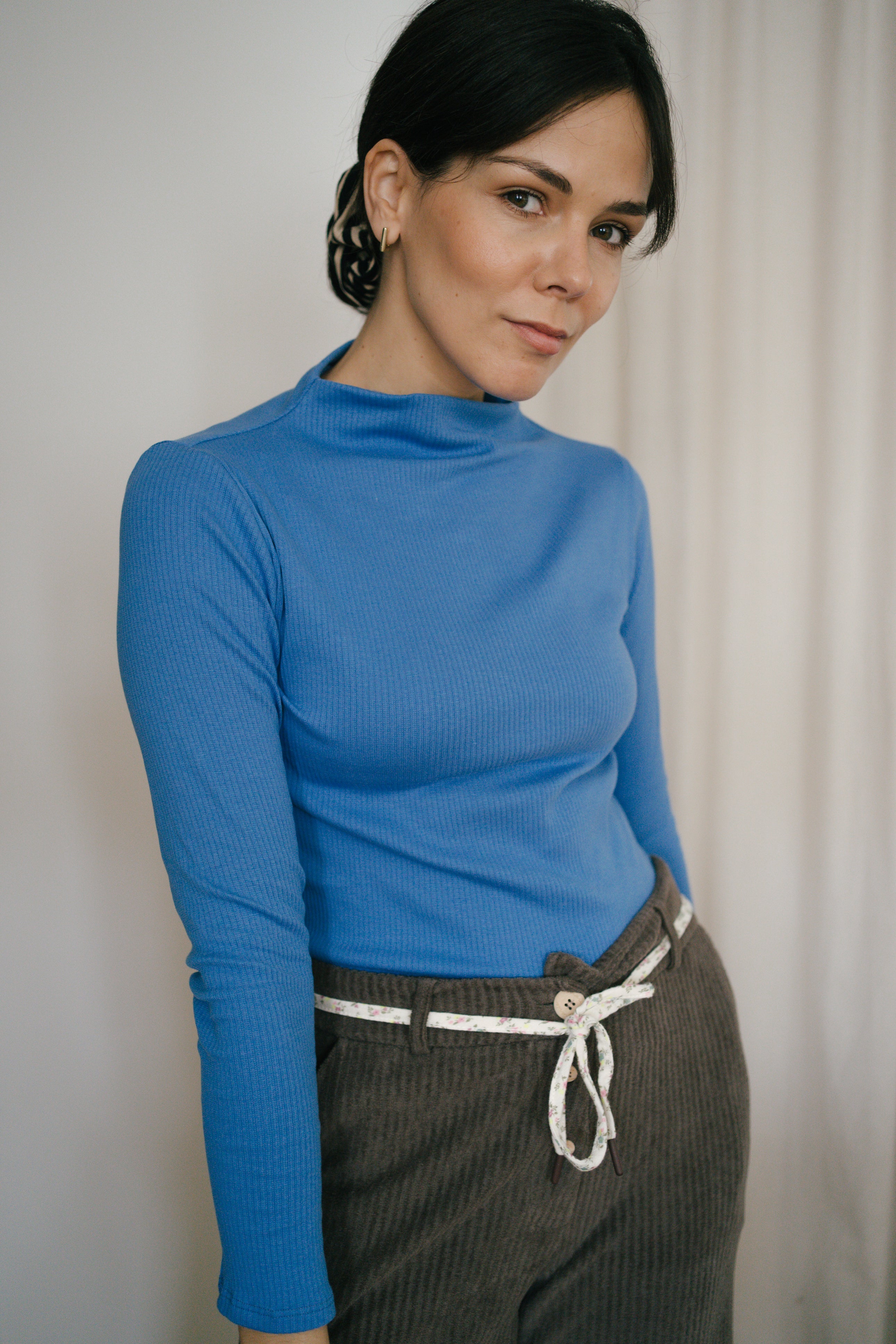 Top Alto Azul Orgânico