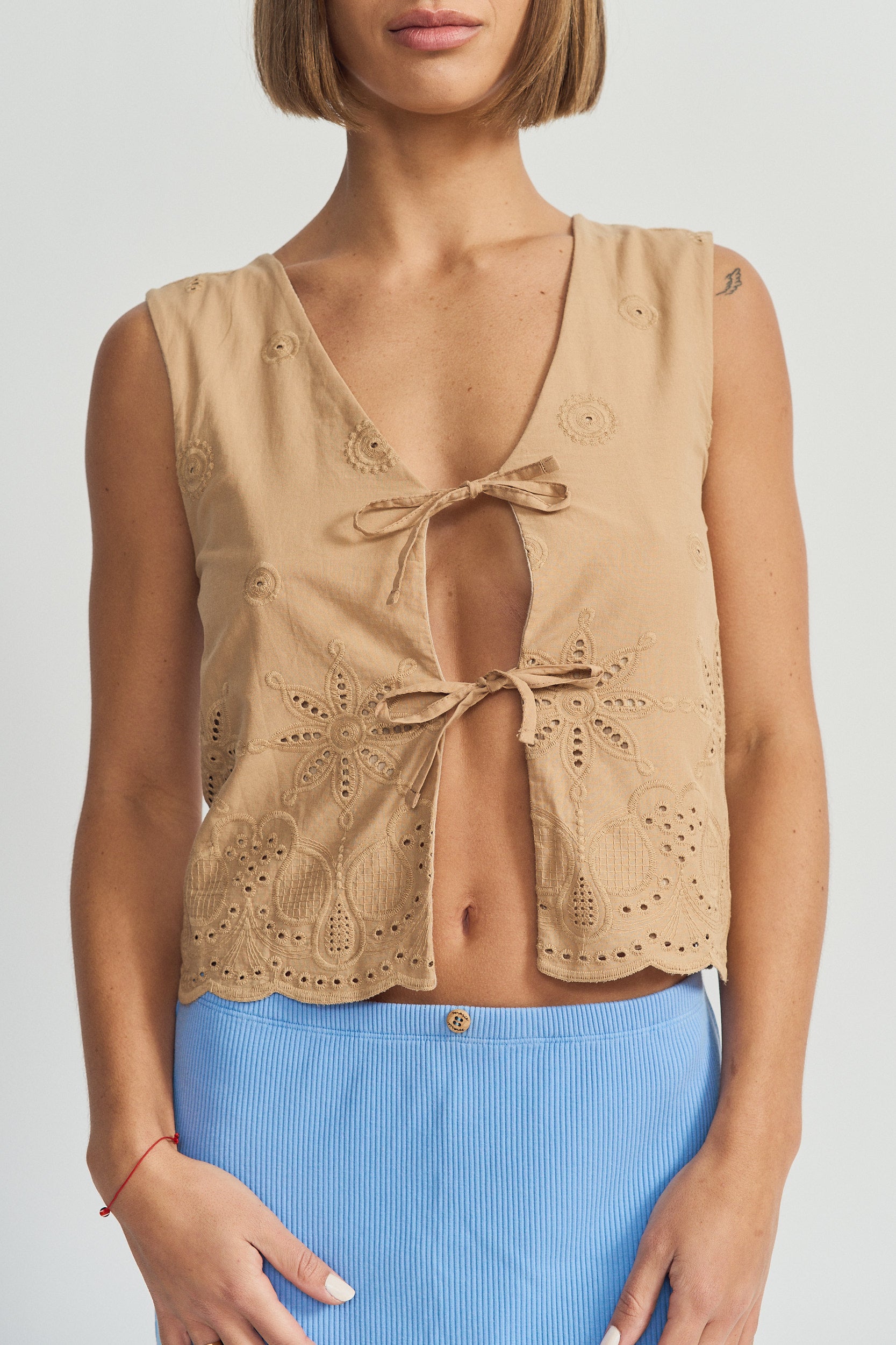 Margot Beige Vest