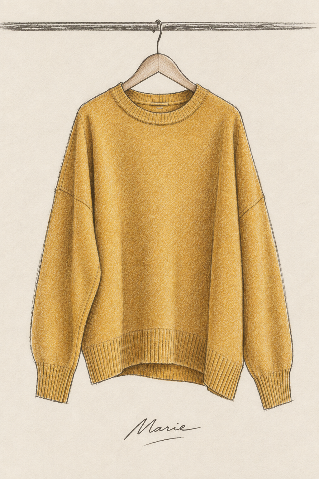 Sweater Anne Azafrán