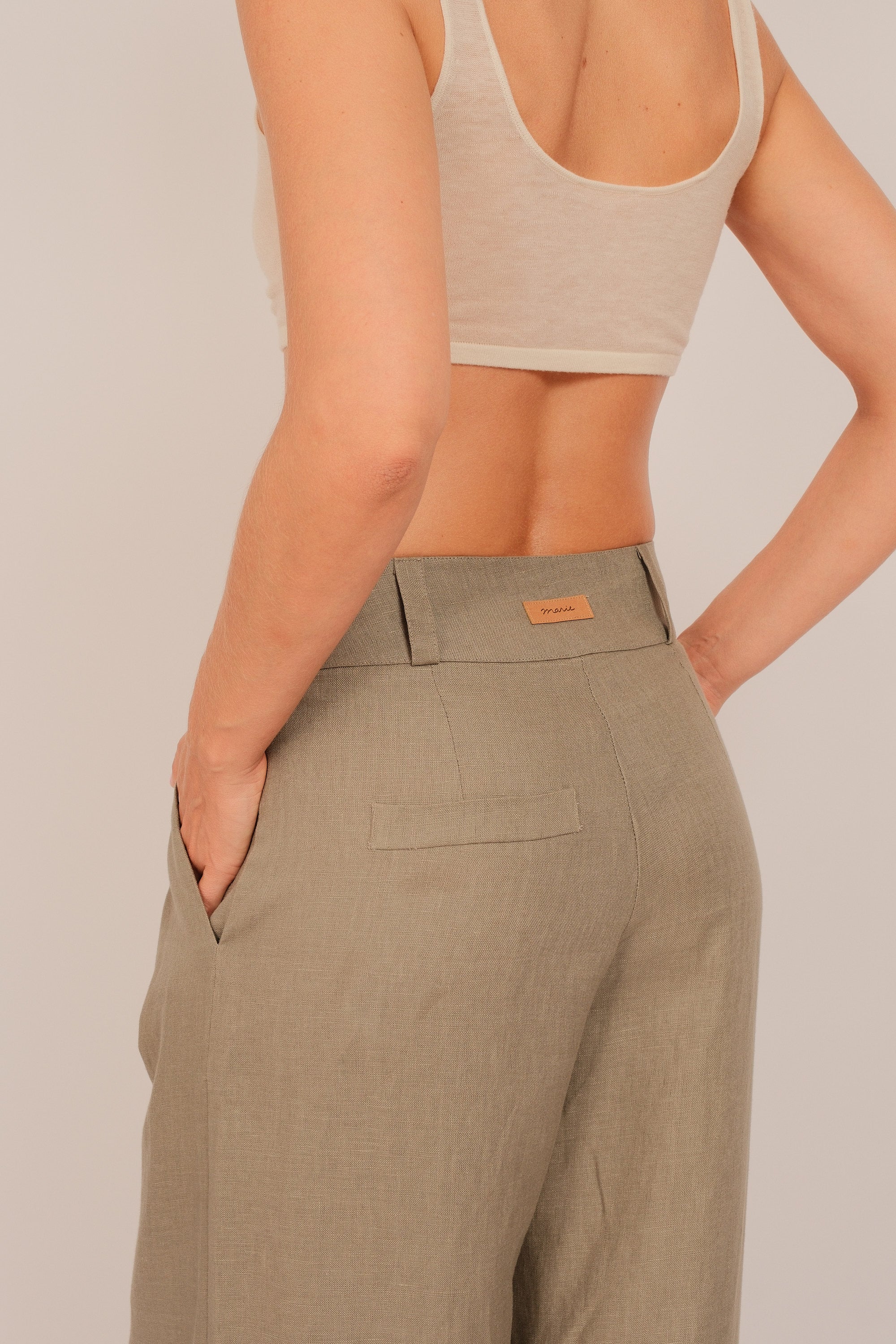 Calças Olivia Sage Green