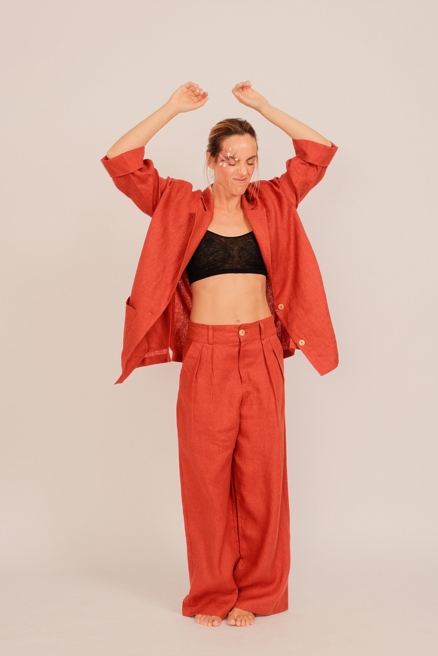 Blazer Estrella Red Fig