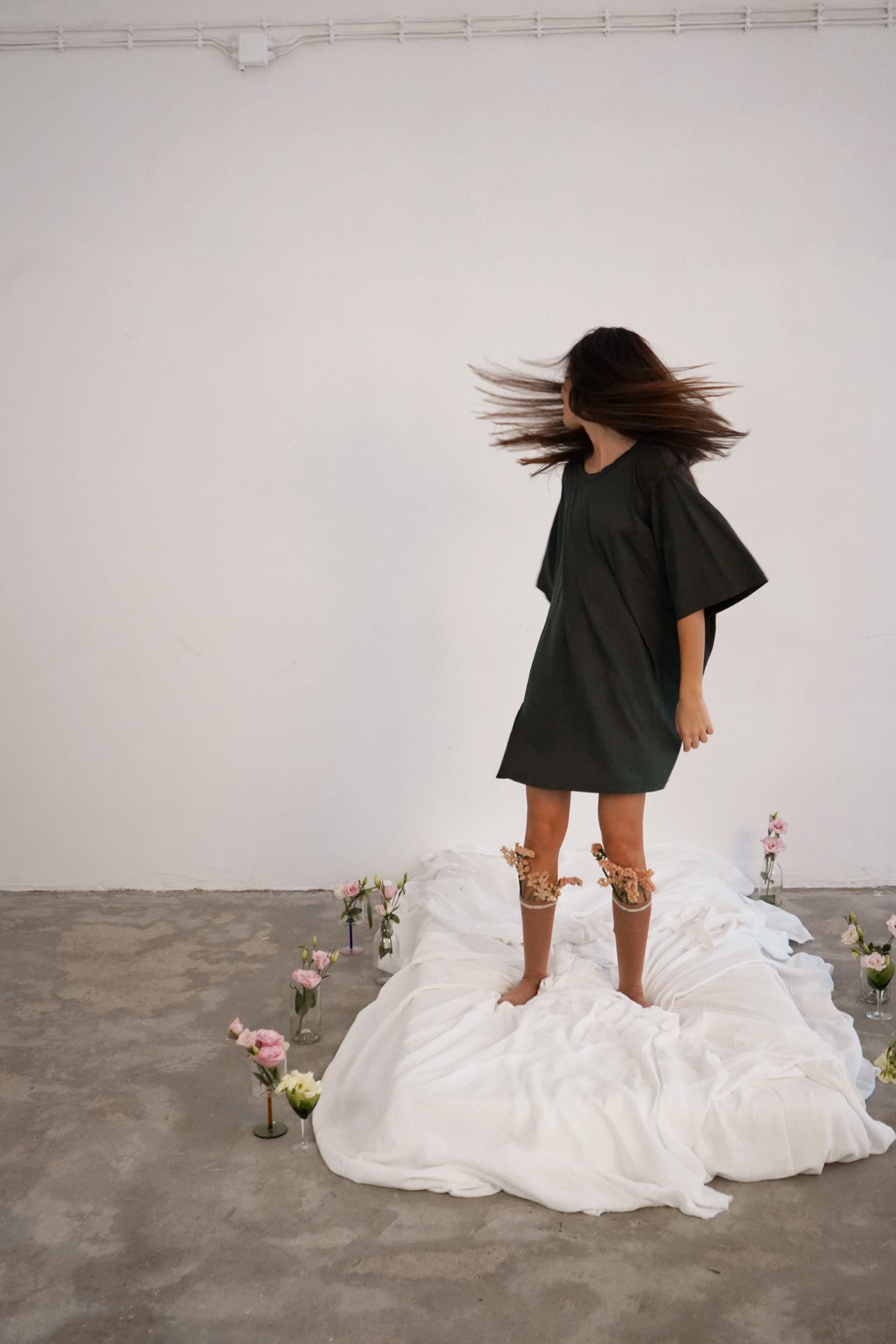 T-Shirt Dress Ailen Green