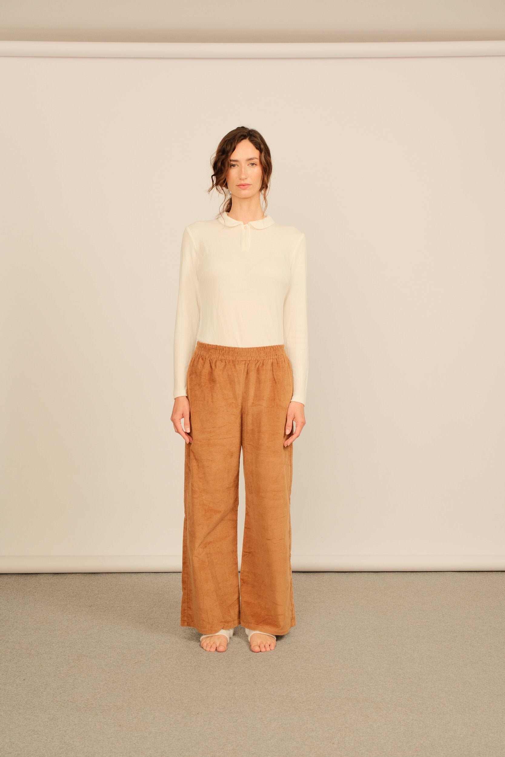 Calças Carmo Tabaco