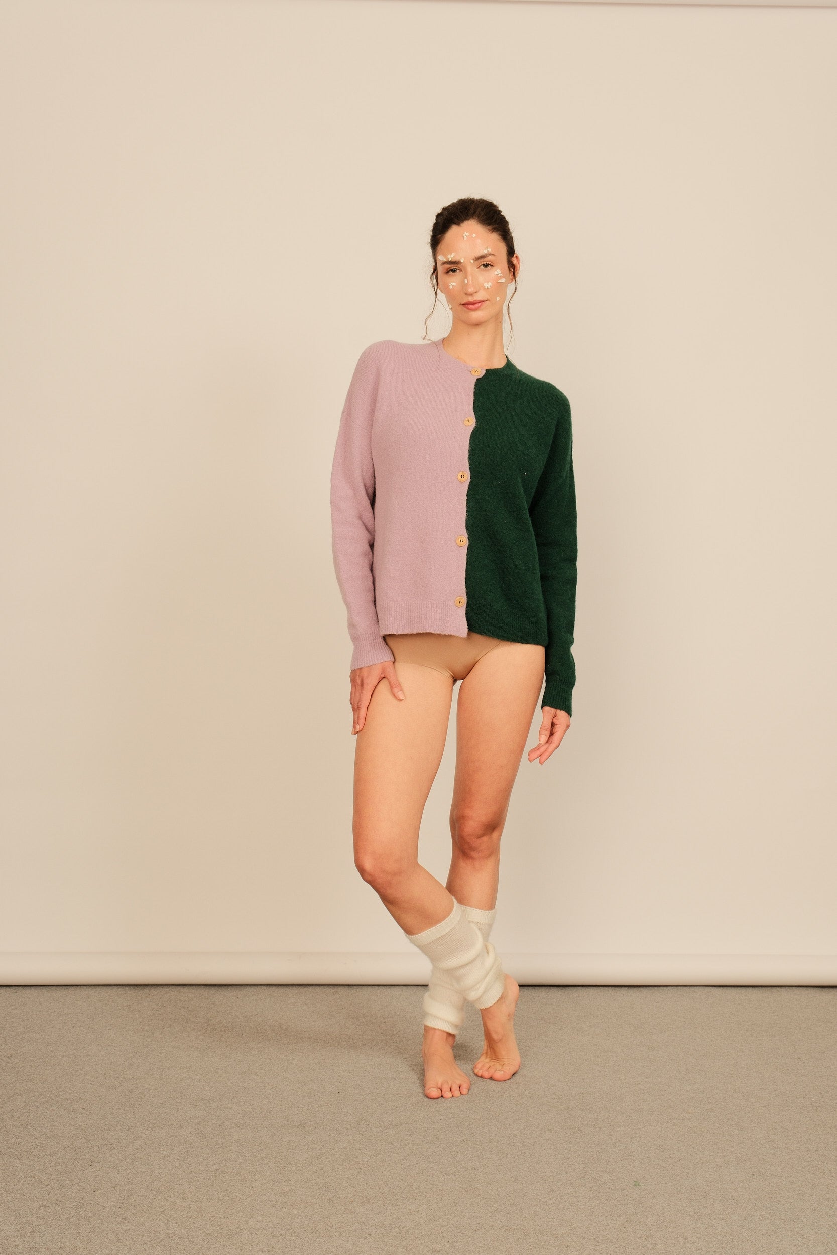 Green/Lilac Chiado Cardigan