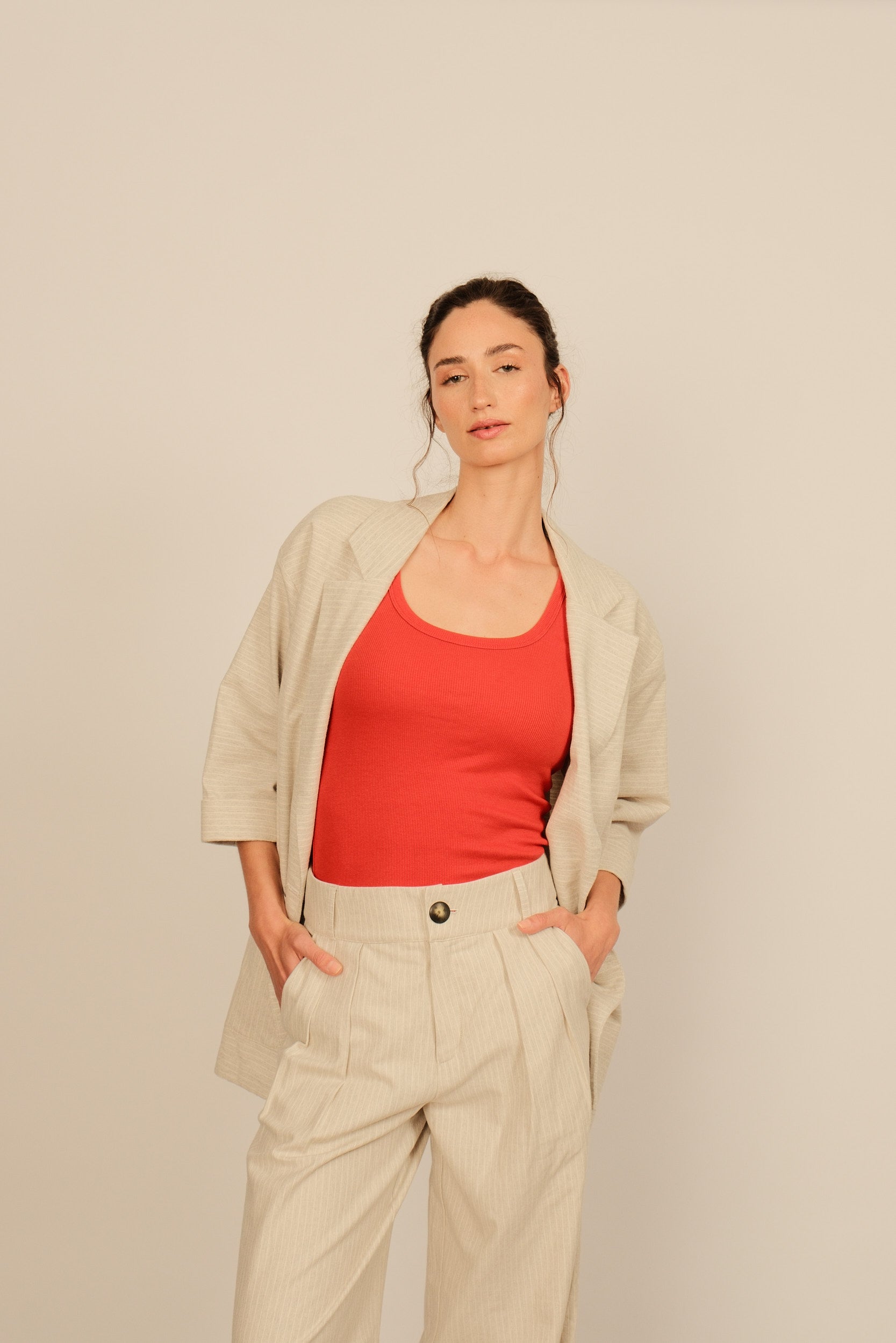 Calças Belém Riscas