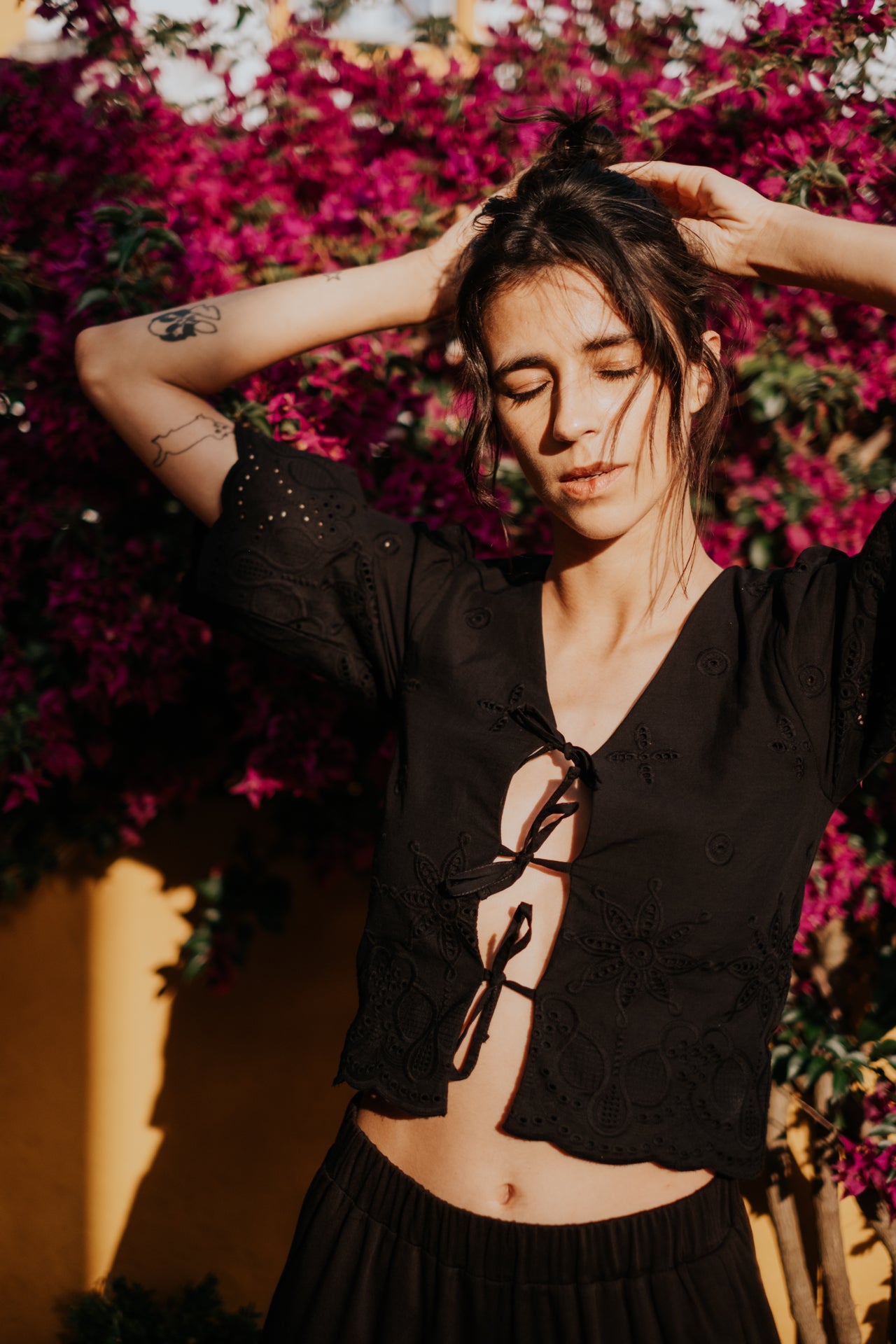 Blouse Begonia Black