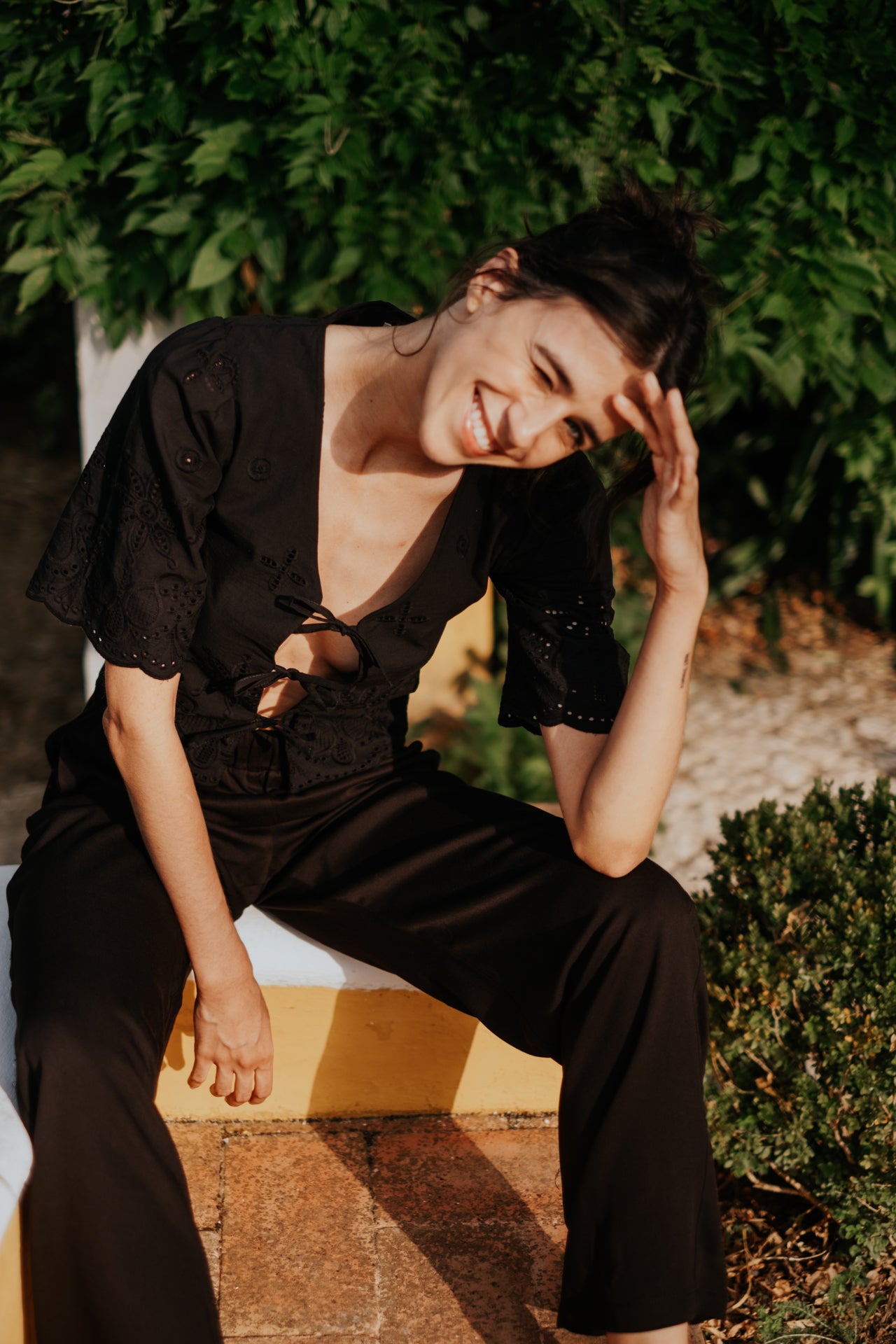 Blouse Begonia Black