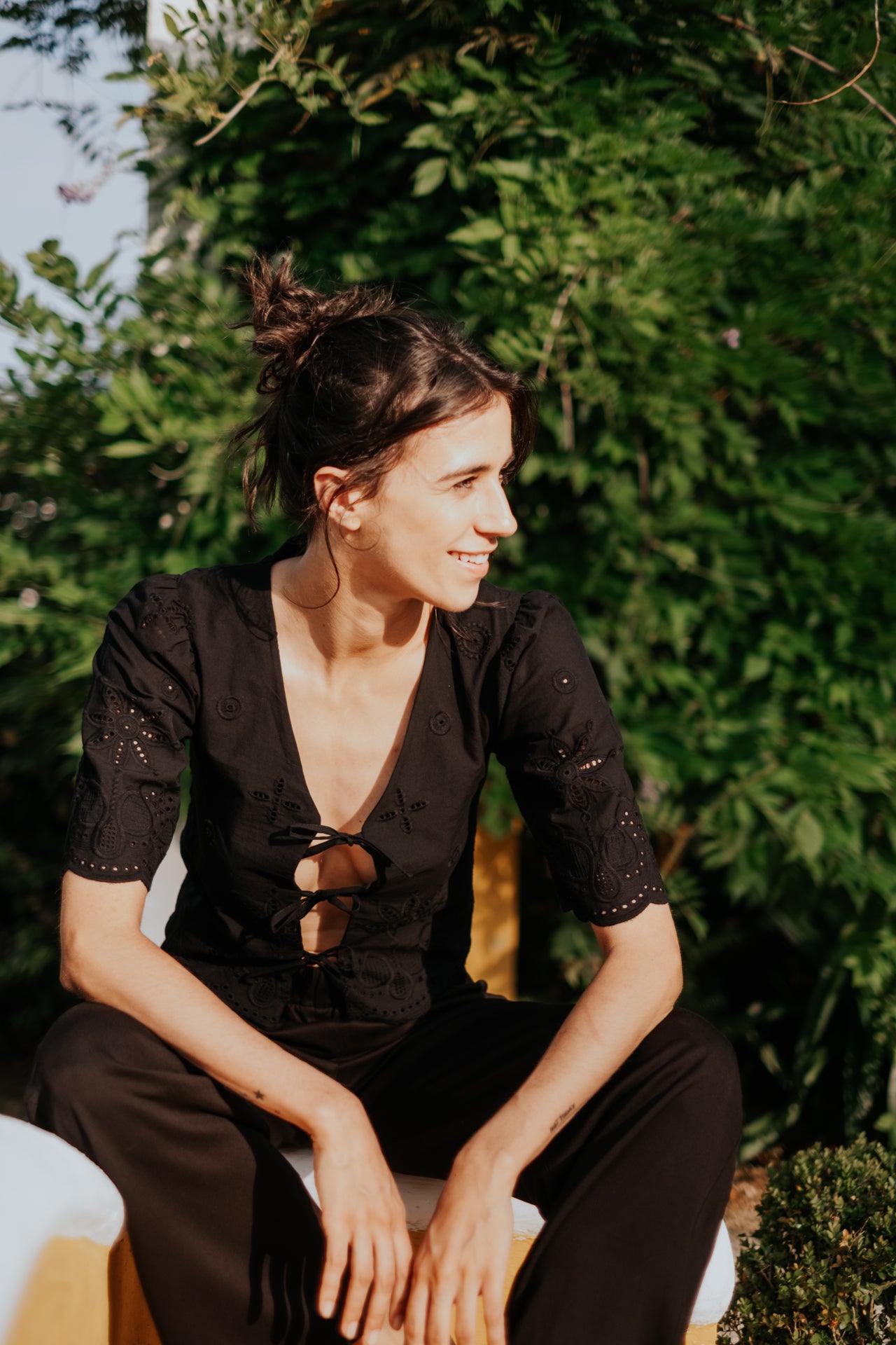 Blouse Begonia Black