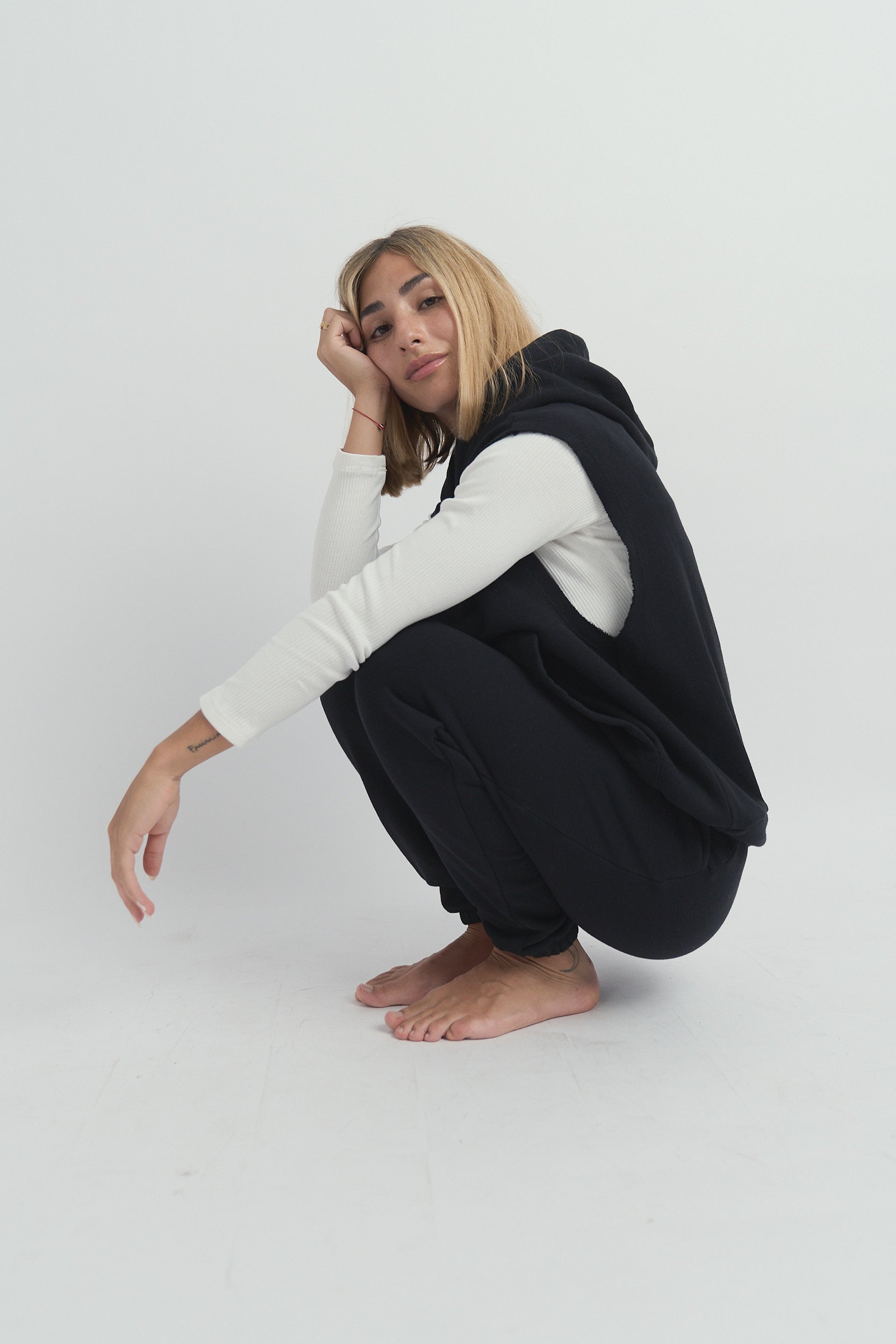 Sweat Vest Constanza Black