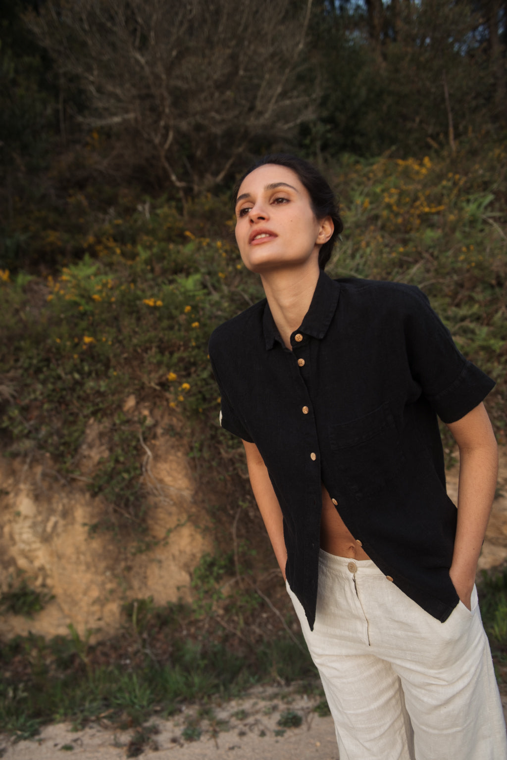 Giuliana Black Shirt