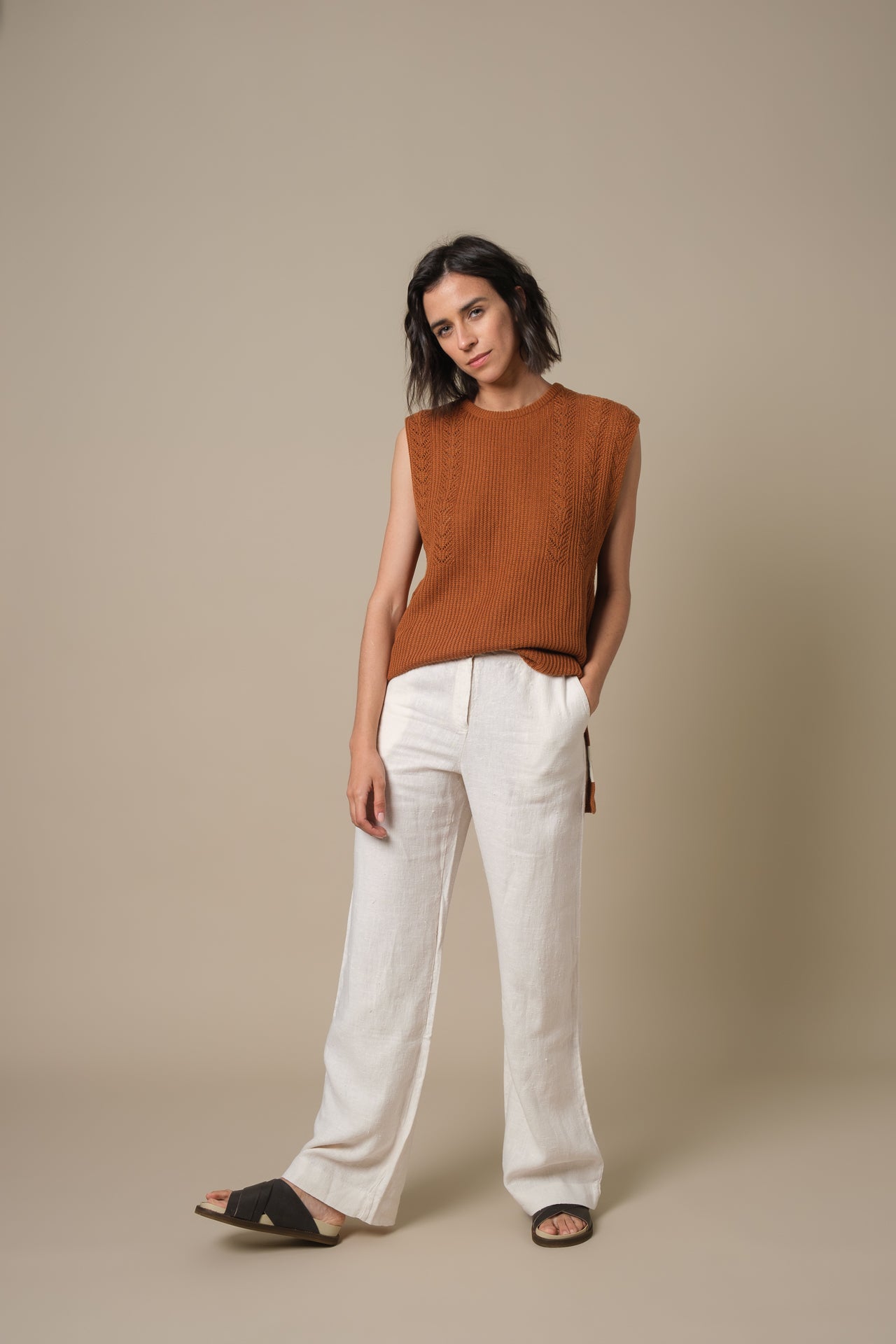 Vest Helena Terracotta