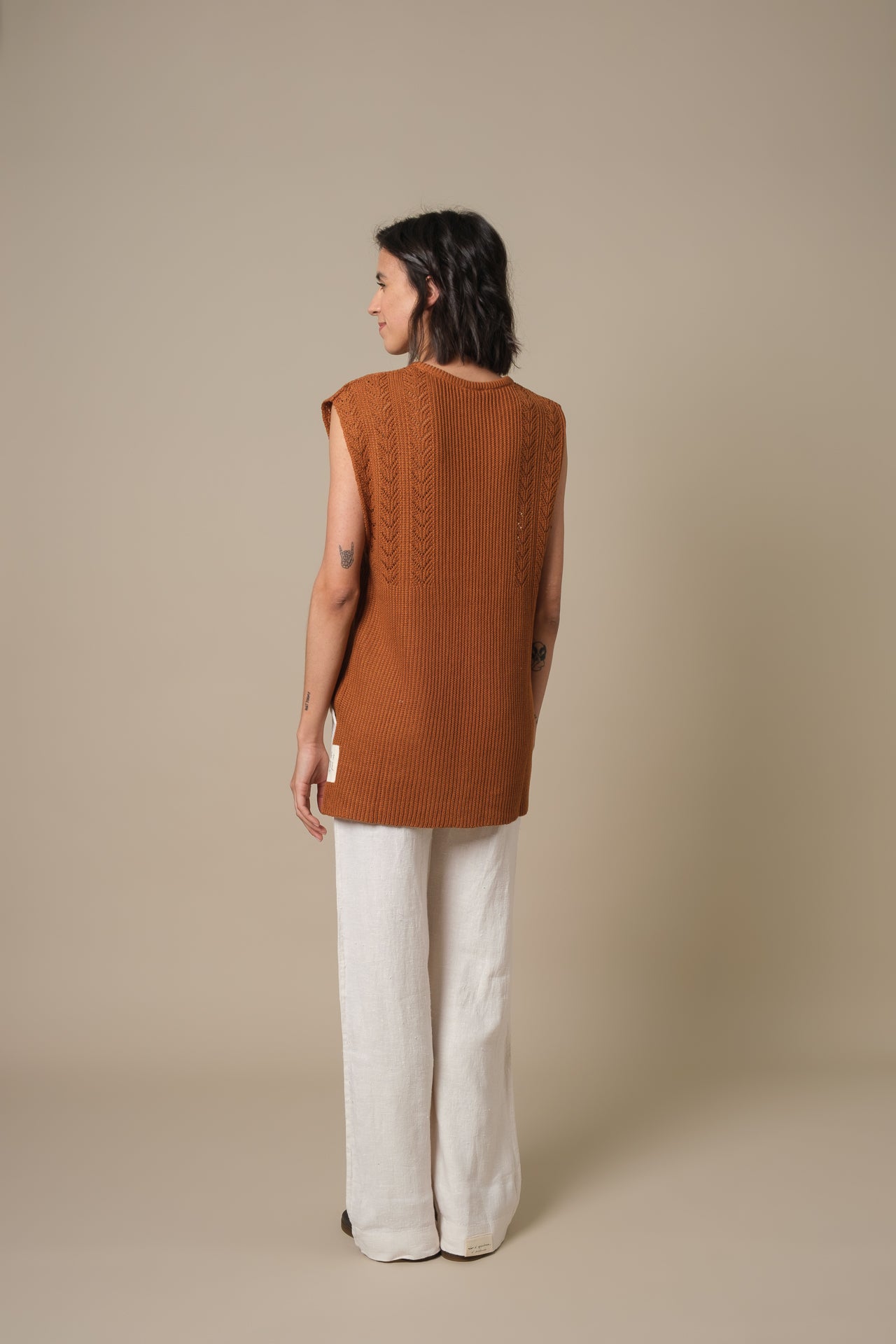 Vest Helena Terracotta