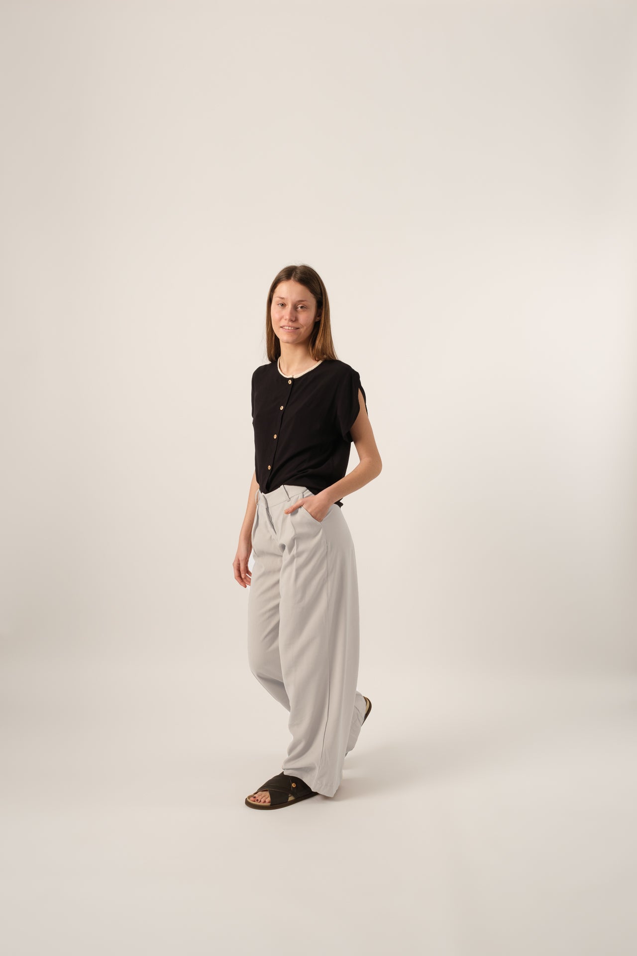 Trousers Margarita Gardenia