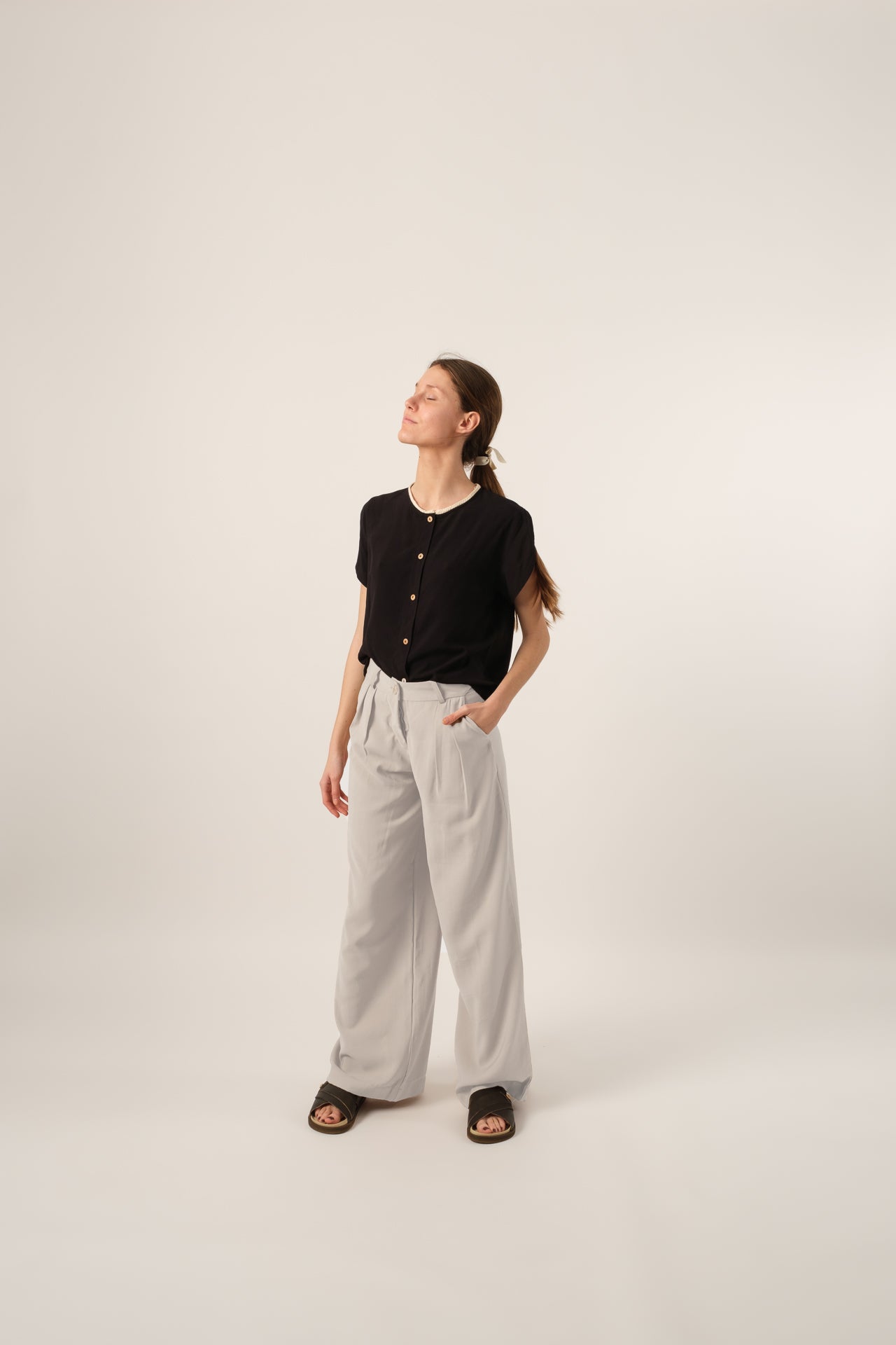Trousers Margarita Gardenia