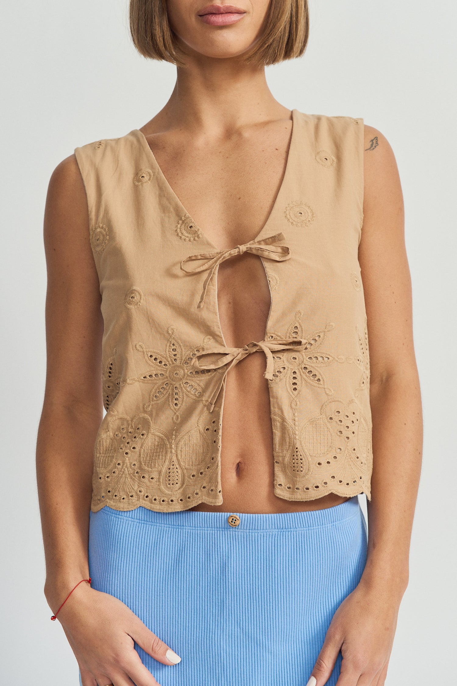 Margot Beige Vest 