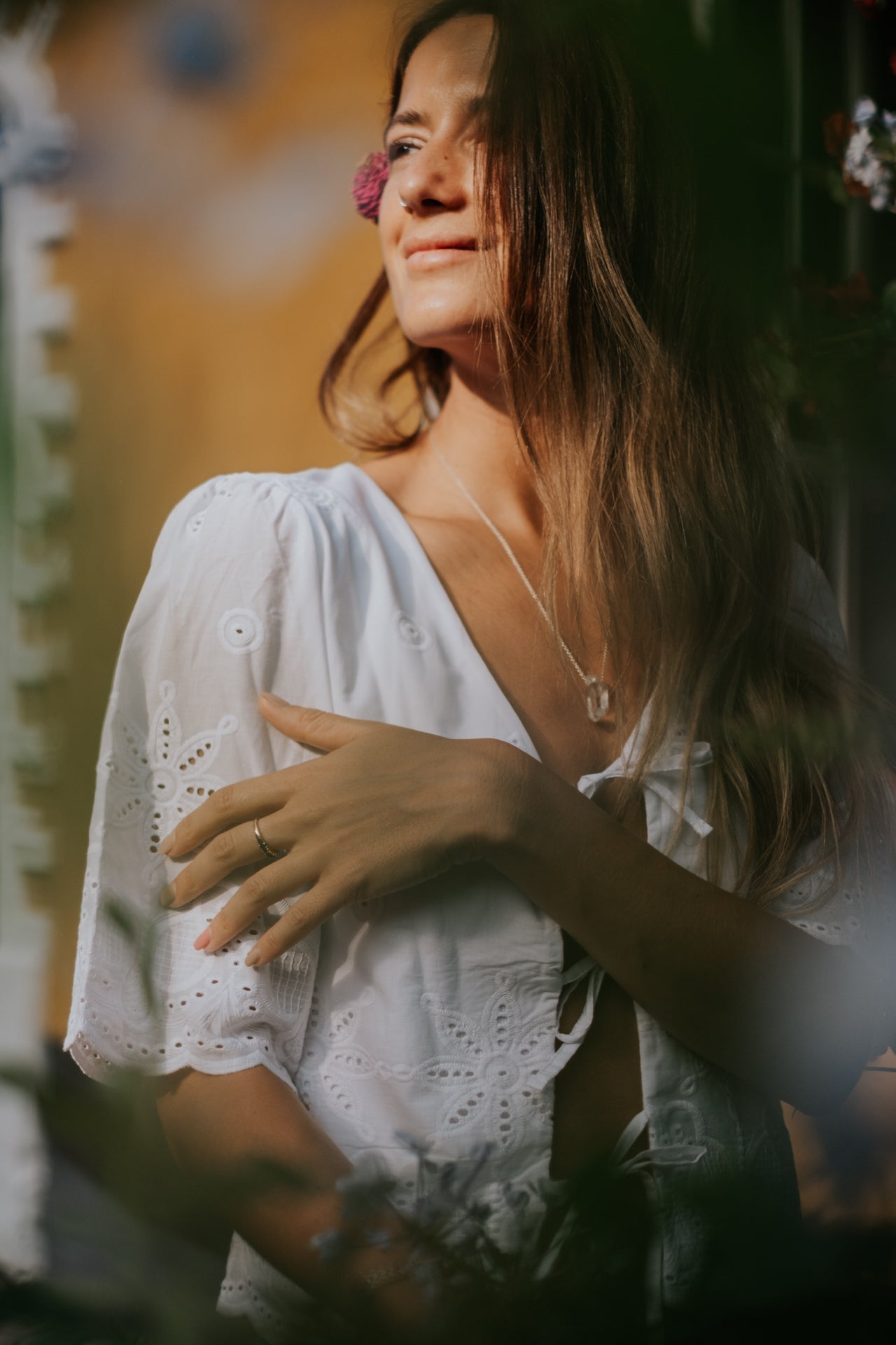 Blouse Begonia White 