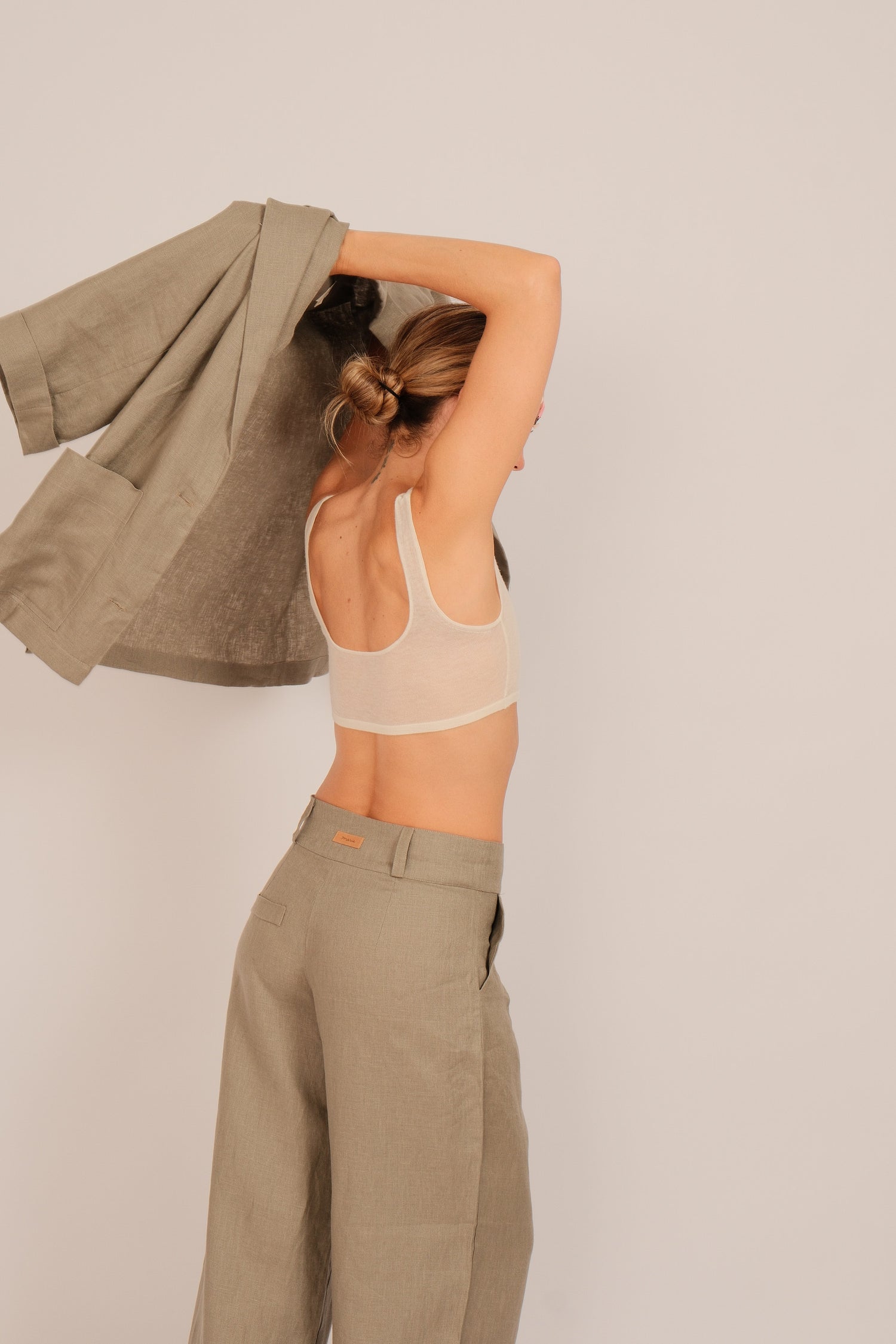 Calças Olivia Sage Green