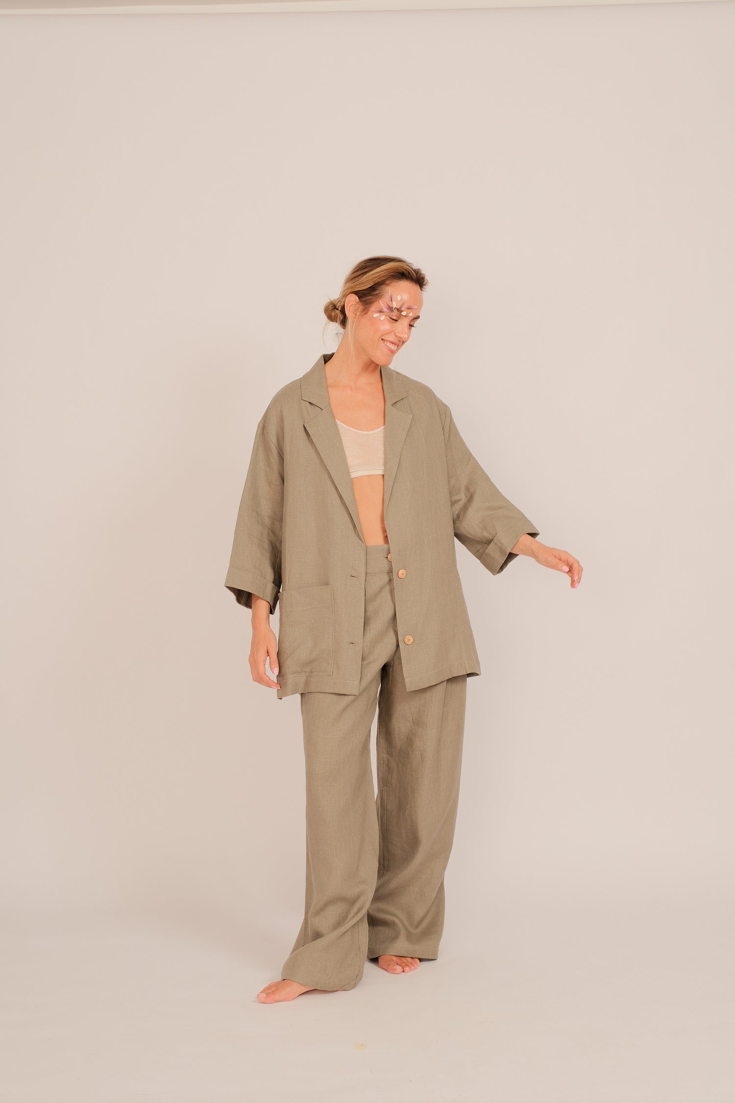 Calças Olivia Sage Green