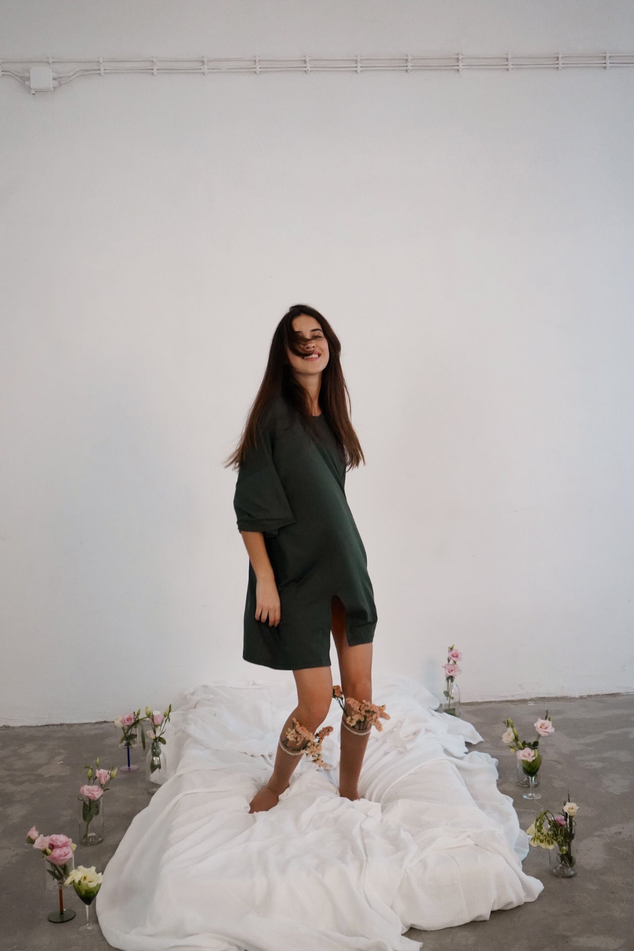 T-Shirt Dress Ailen Green