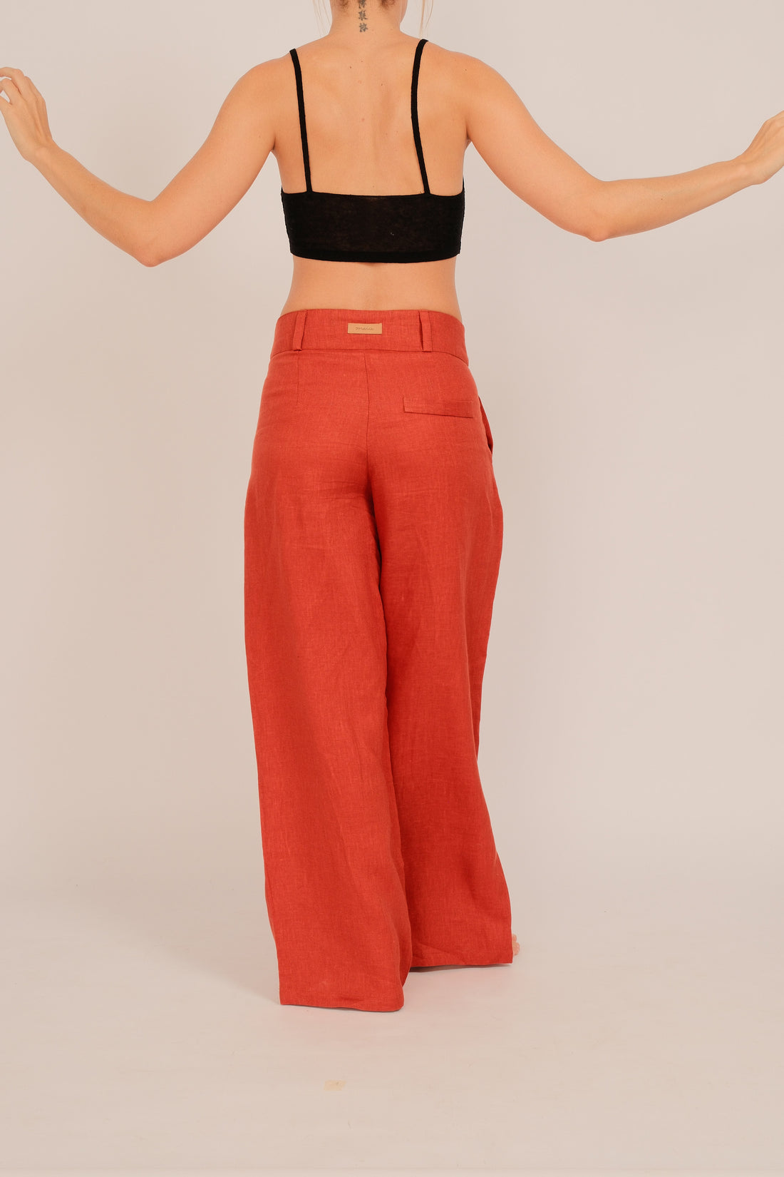 Trousers Olivia Red Fig