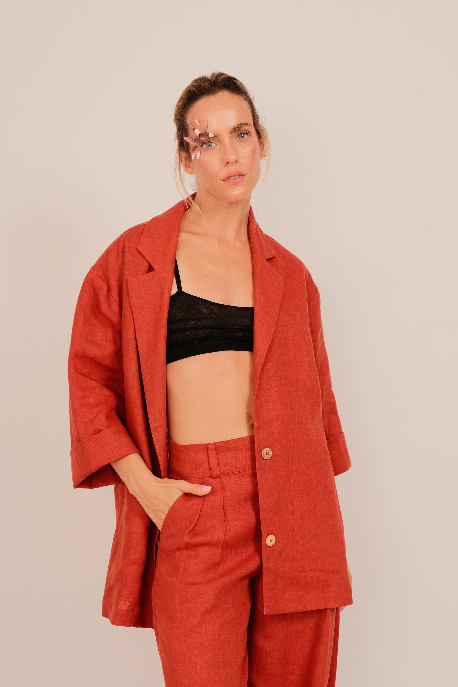 Blazer Estrella Red Fig