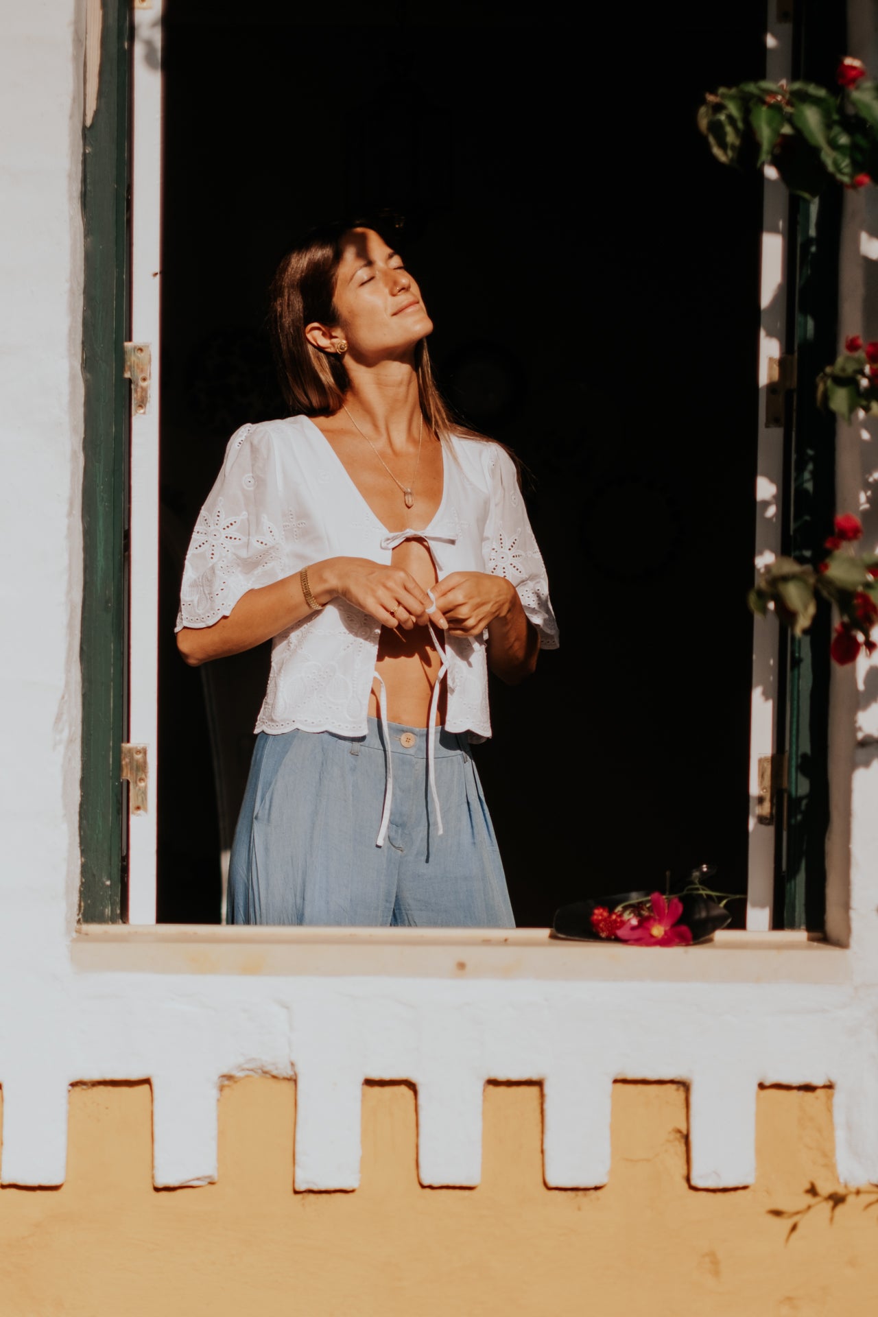 Blouse Begonia White 