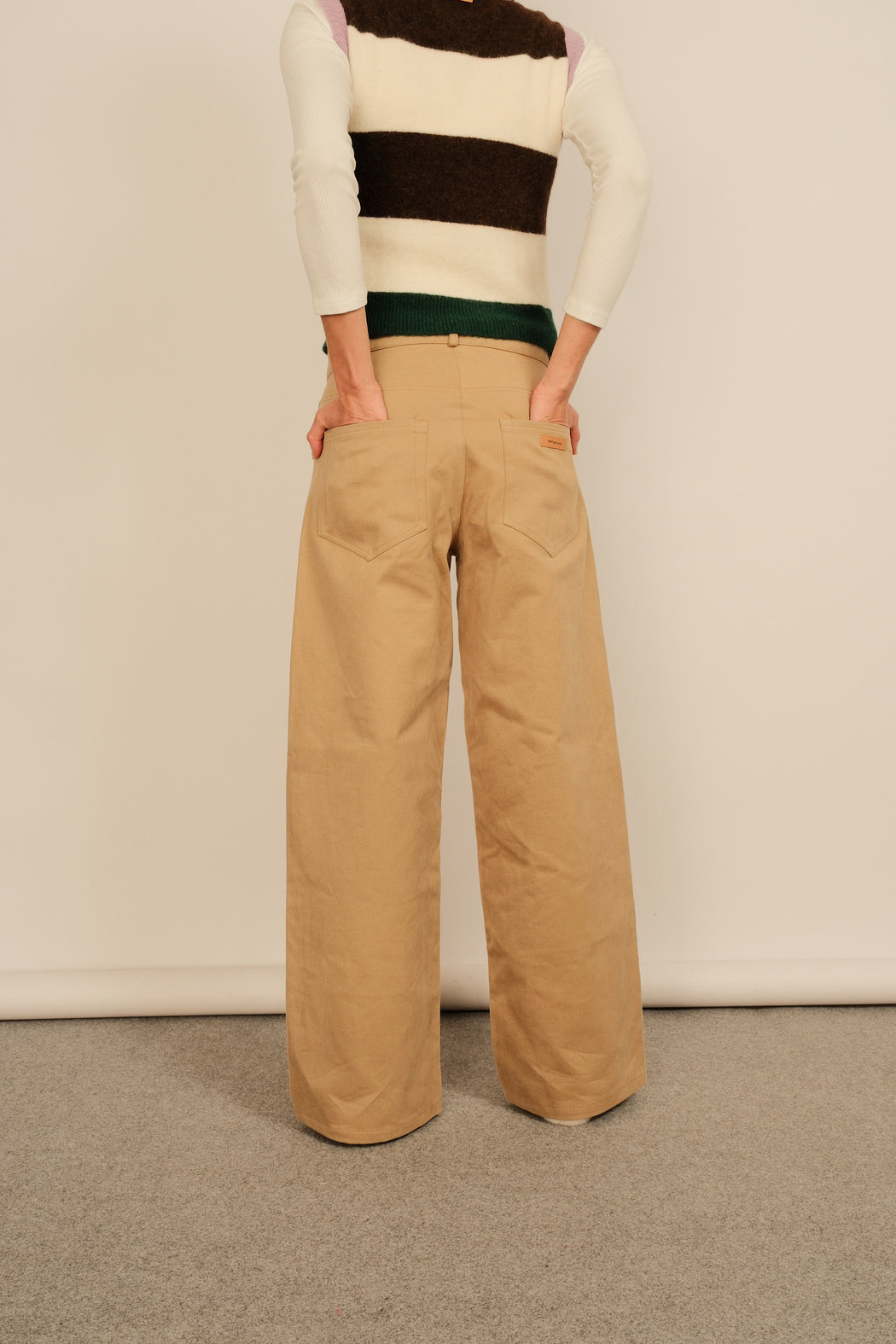 Trousers Caterina Denim Beige