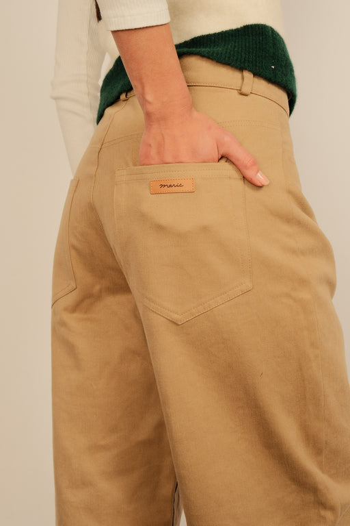 Trousers Caterina Denim Beige