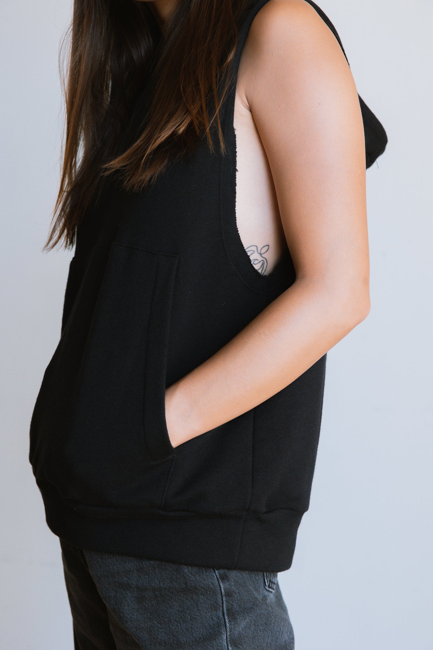 Sweat Vest Constanza Black