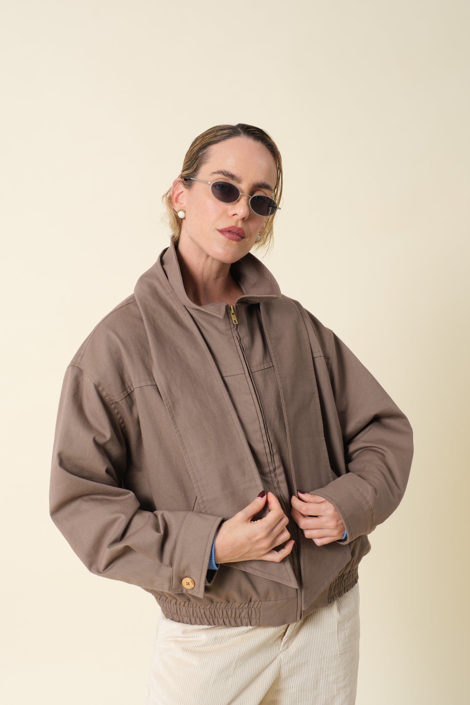 Bomber Alma Taupe