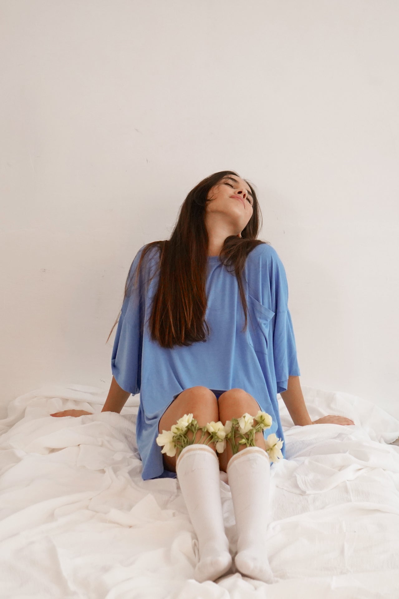 T-Shirt Dress Ailen Blue