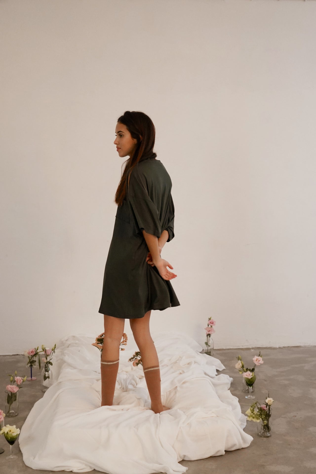 T-Shirt Dress Ailen Green