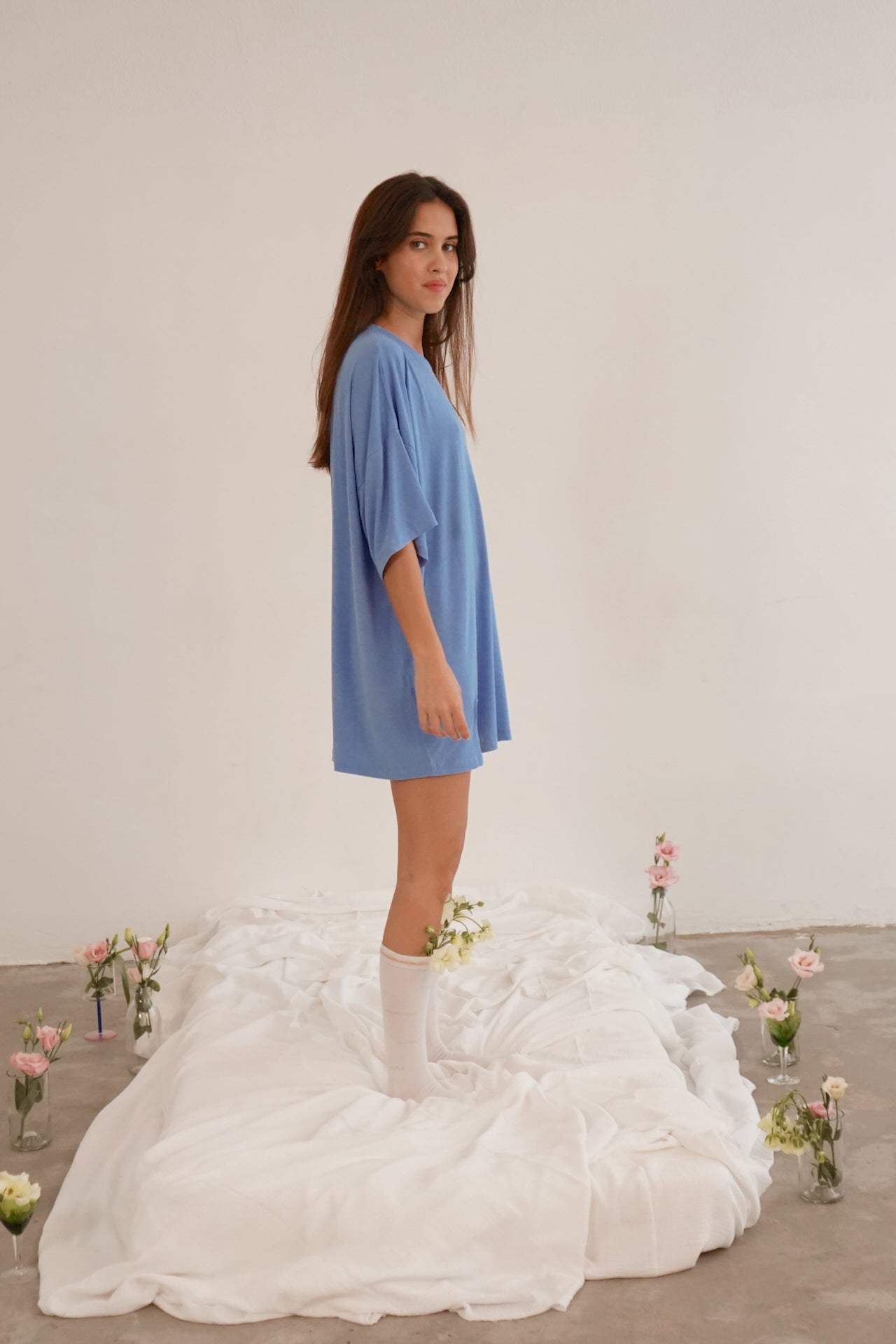 T-Shirt Dress Ailen Blue