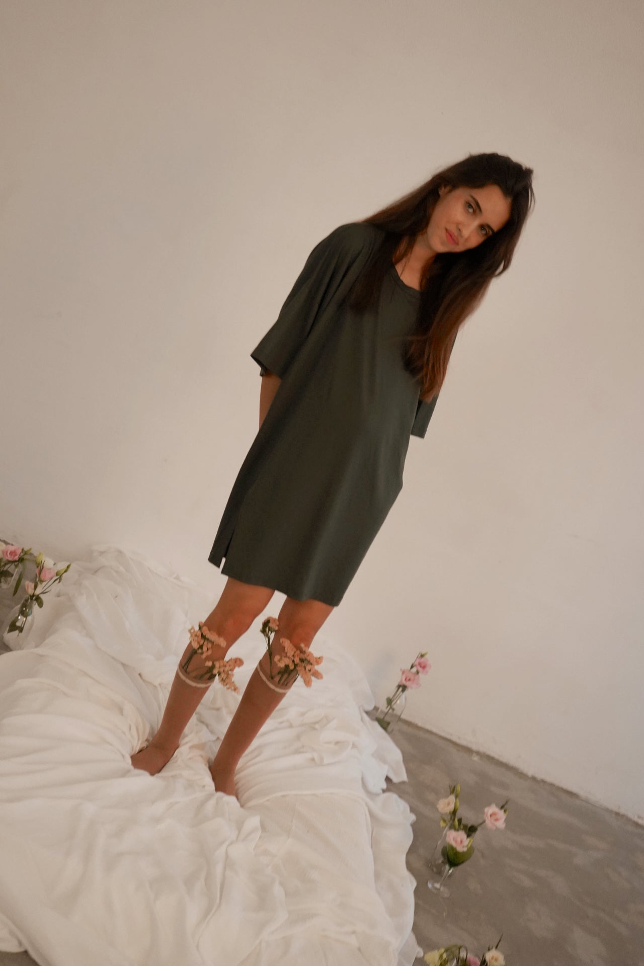 T-Shirt Dress Ailen Green