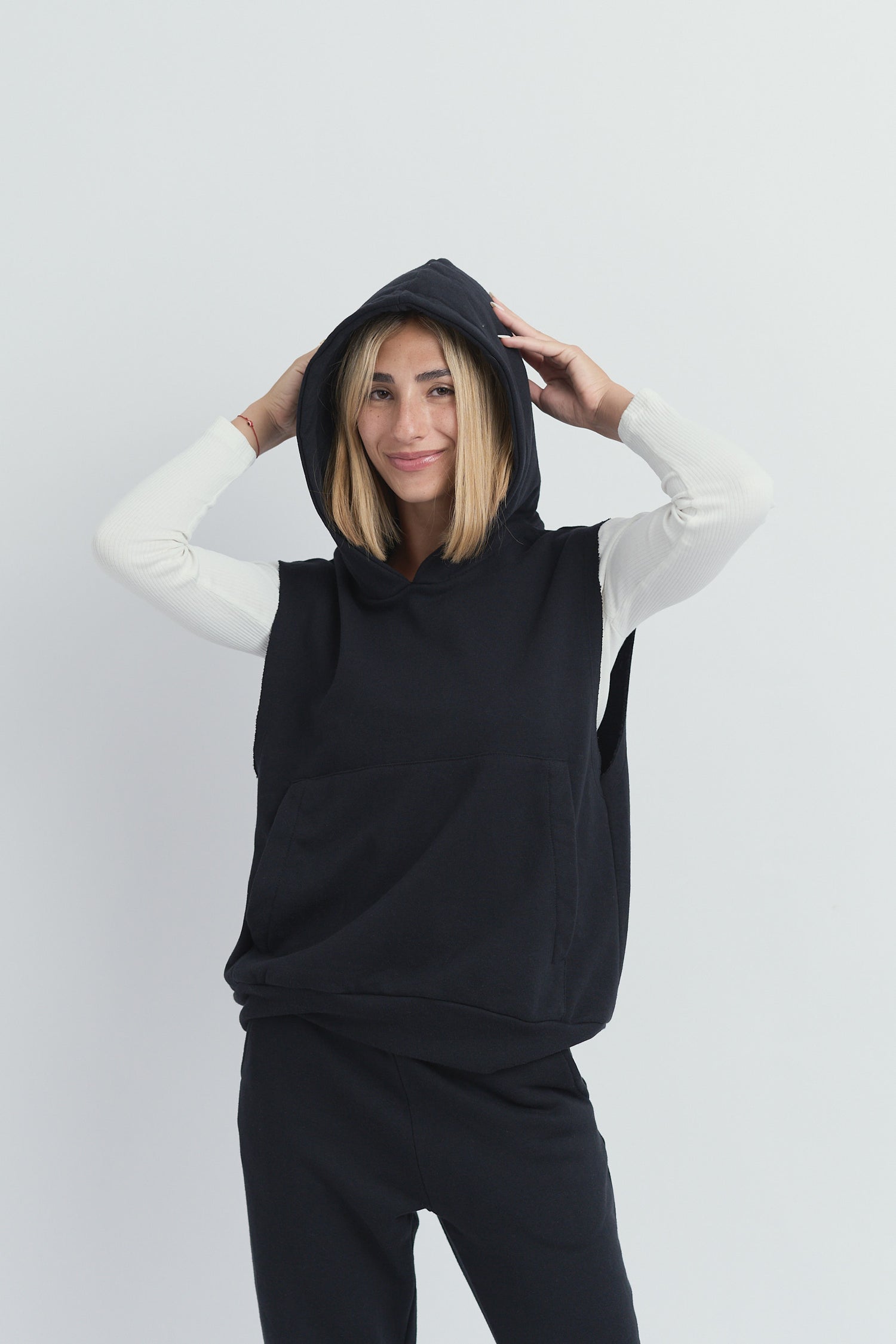 Sweat Vest Constanza Black