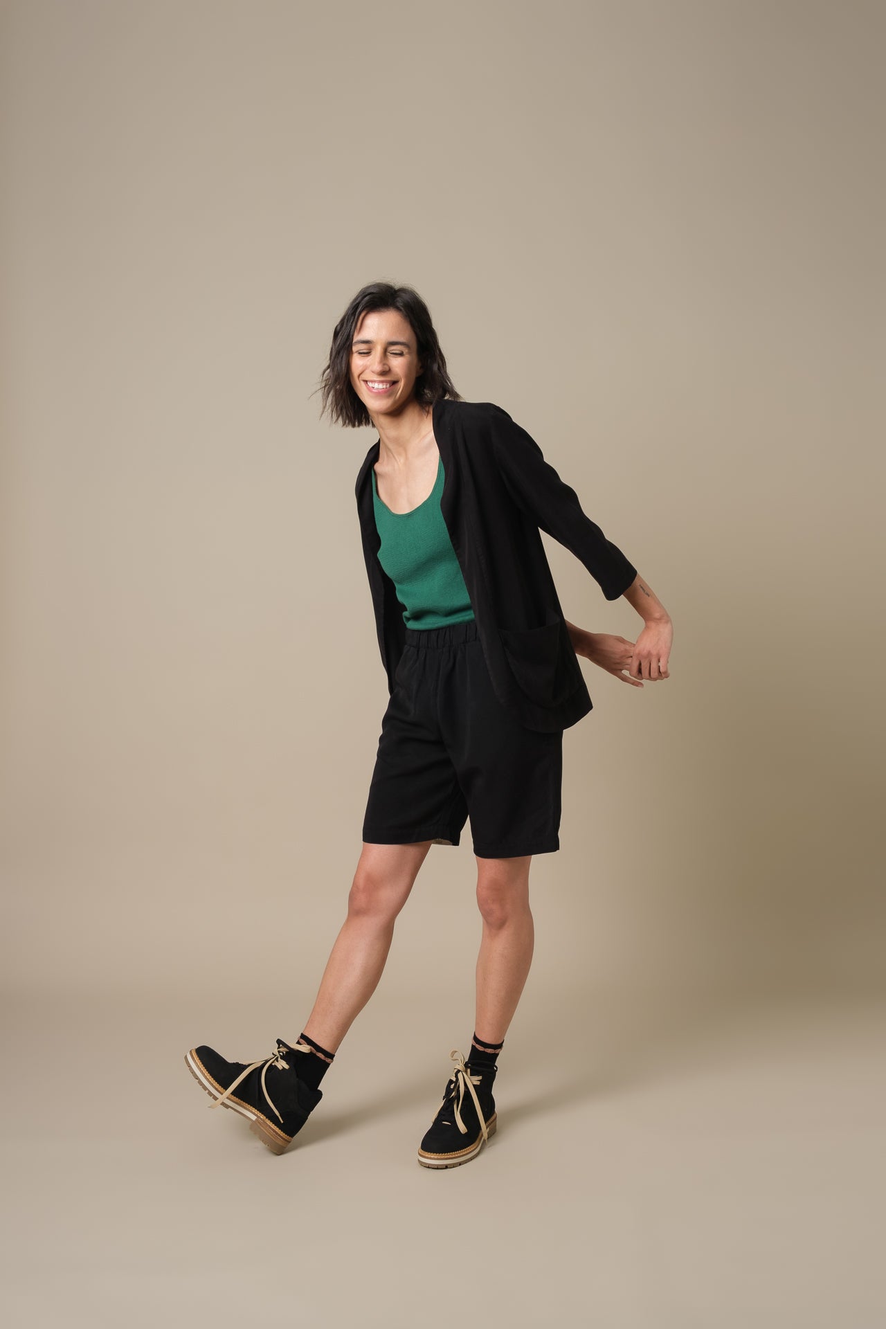 Antonia Black Shorts