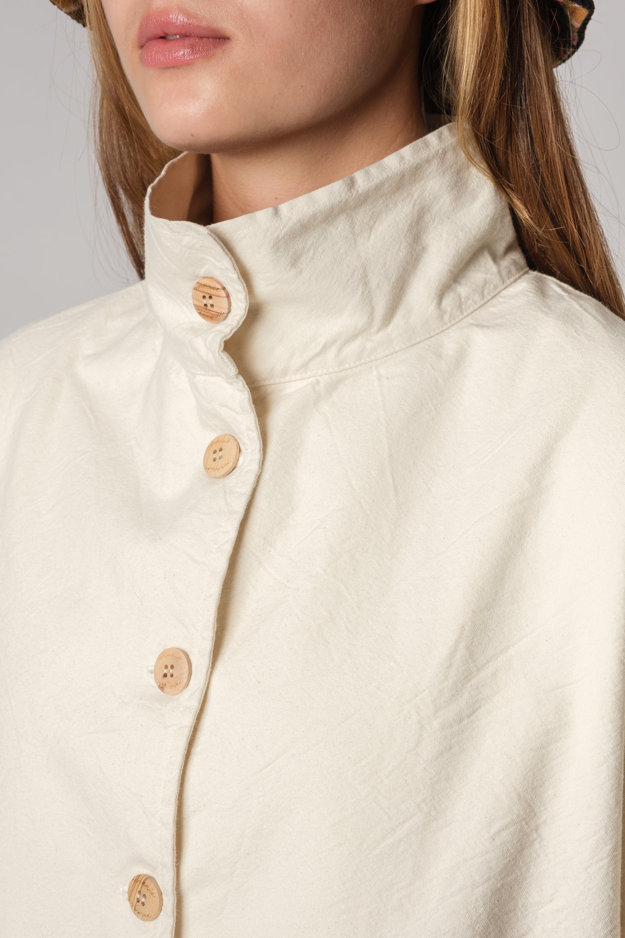 Coat Charo White Jasmine