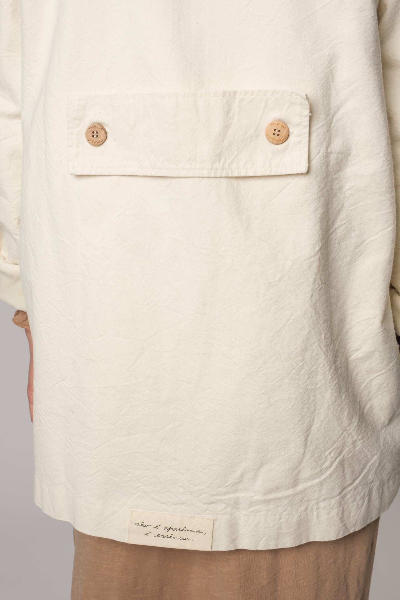 Coat Charo White Jasmine