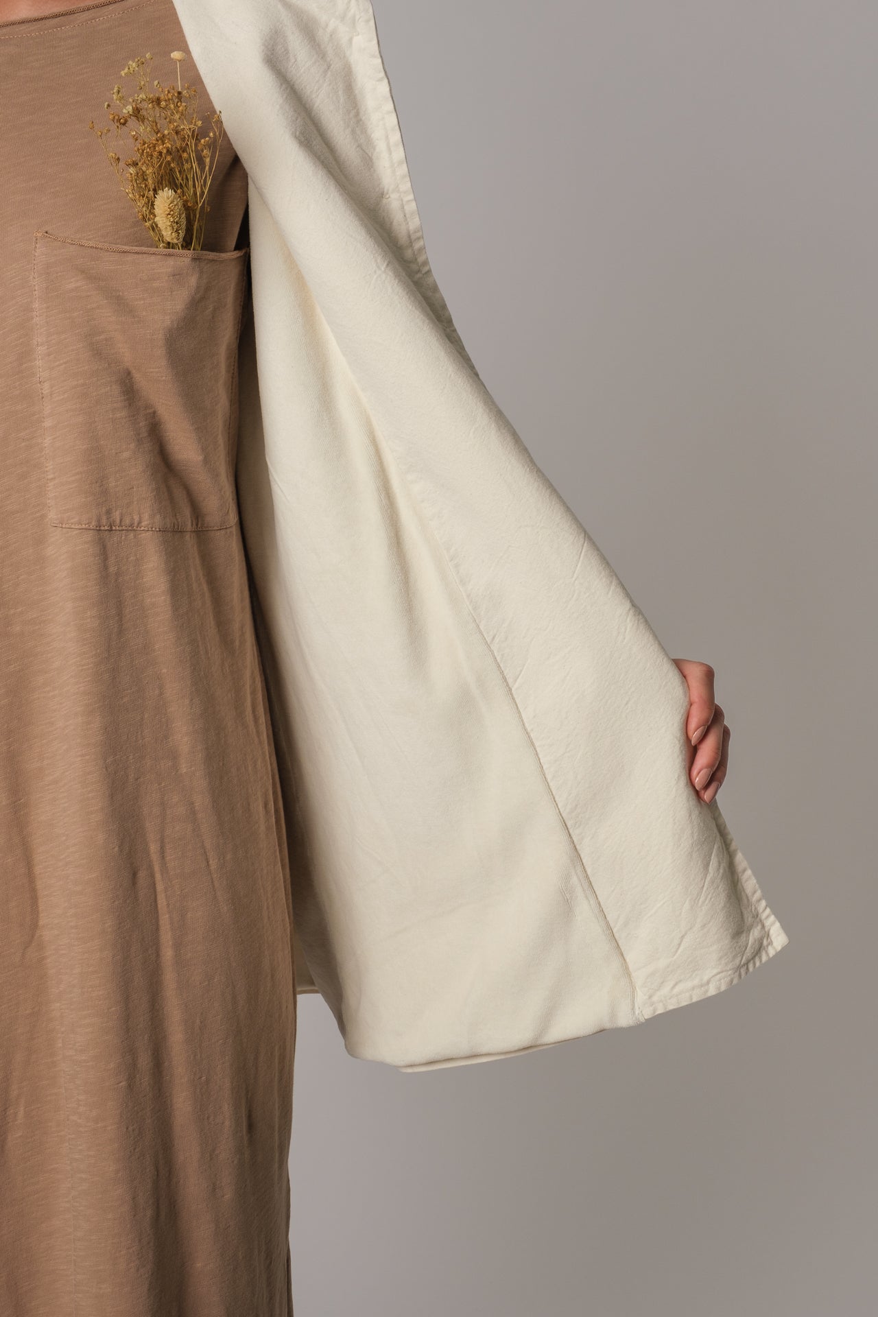 Coat Charo White Jasmine