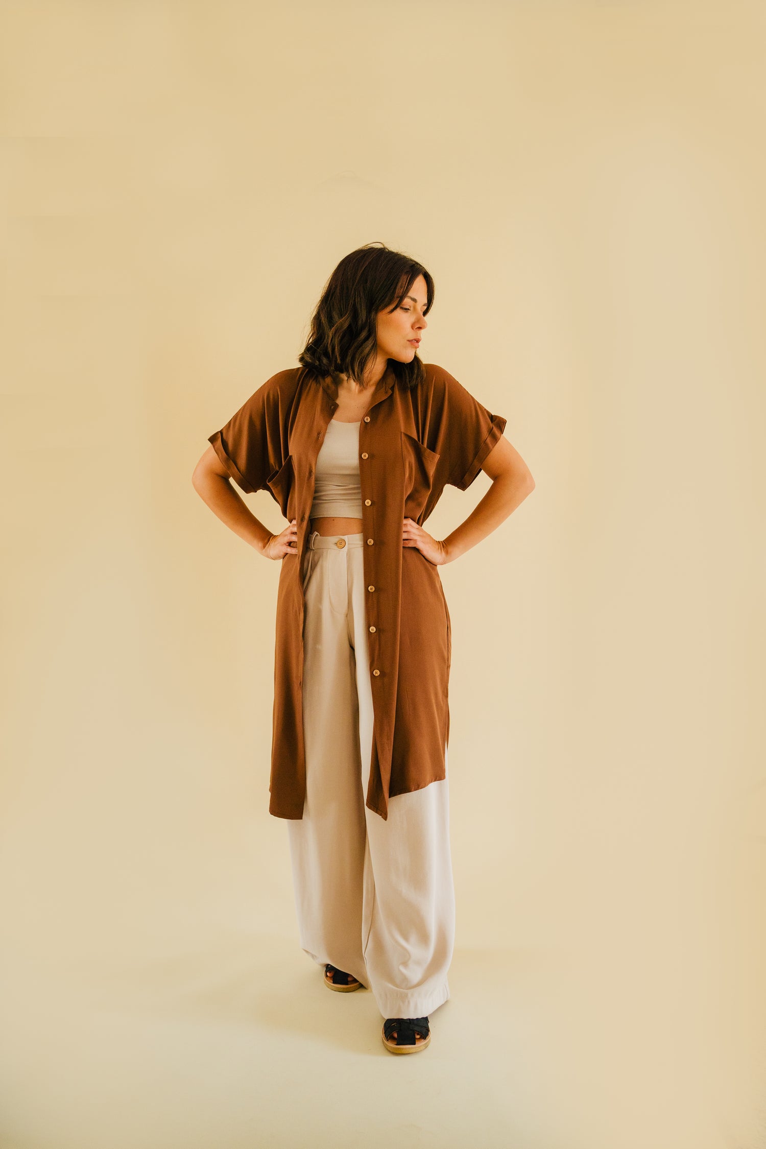 Trousers Margarita Gardenia